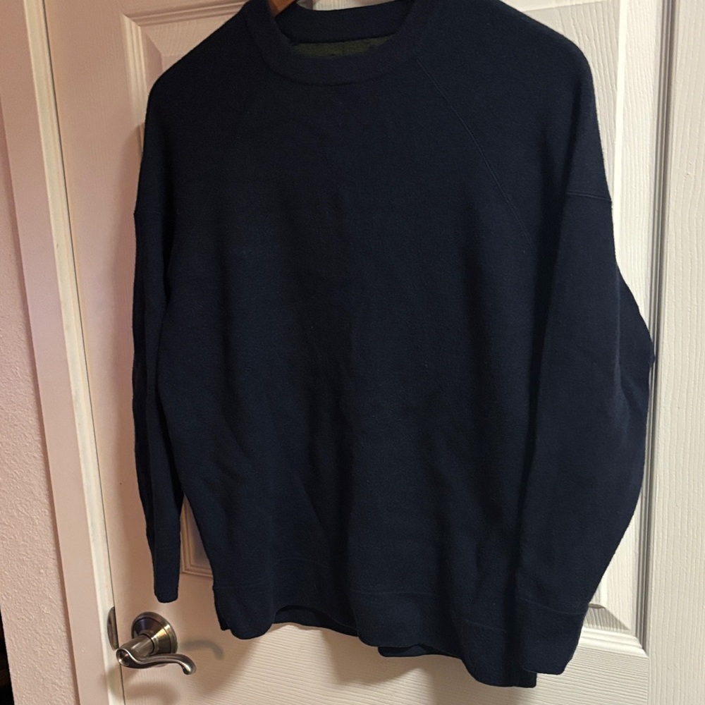 J. Crew Women's Navy Crewneck Sweater